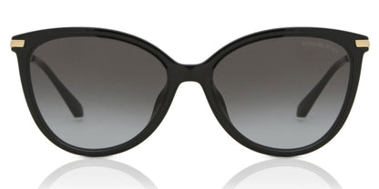 Michael Kors MK2184U/S Oval Sunglasses in Gradient Grey/Black, front view