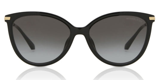 Michael Kors MK2184U/S Oval Sunglasses in Gradient Grey/Black, front view