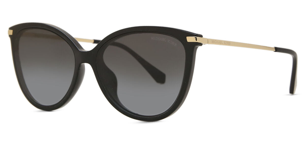 Michael Kors MK2184U/S Oval Sunglasses in Gradient Grey/Black, side view