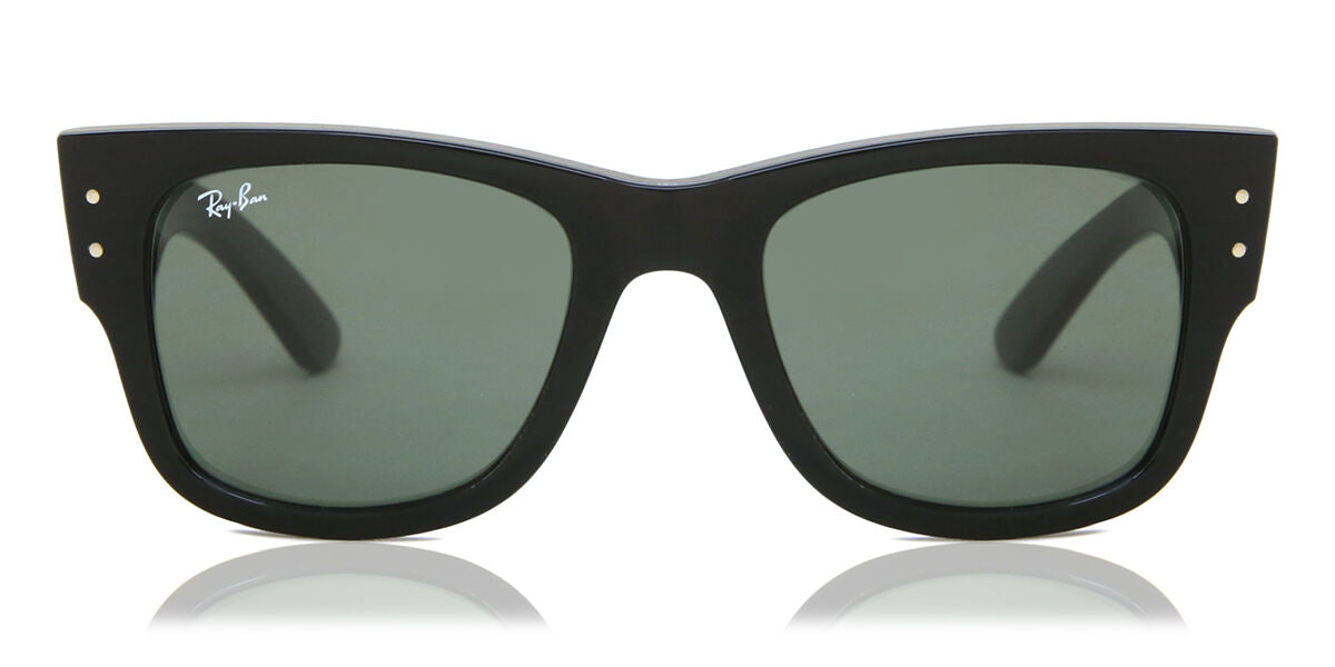 Ray-Ban RB0840S Wayfarer Sunglasses in Green / Black, front view