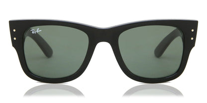 Ray-Ban RB0840S Wayfarer Sunglasses in Green / Black, front view