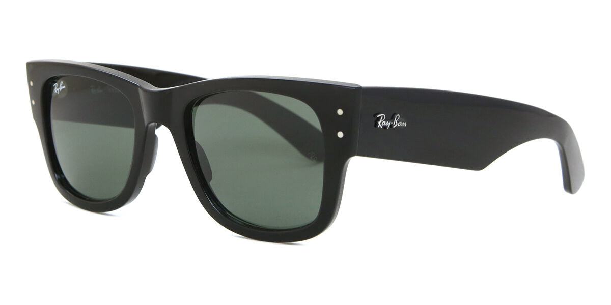 Ray-Ban RB0840S Wayfarer Sunglasses in Green / Black, side view