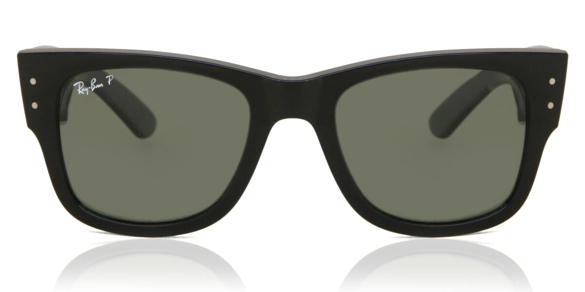 Ray-Ban RB0840S Wayfarer Sunglasses in Green / Black (901/58), front view