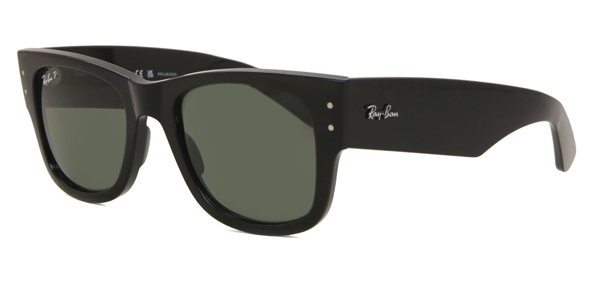 Ray-Ban RB0840S Wayfarer Sunglasses in Green / Black (901/58), side view
