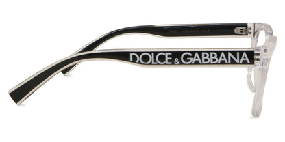 Dolce & Gabbana DG5101 Square Eyeglasses in Clear, side view
