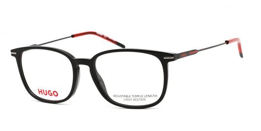 Hugo Boss HG1205 Oval Eyeglasses in Black, front view