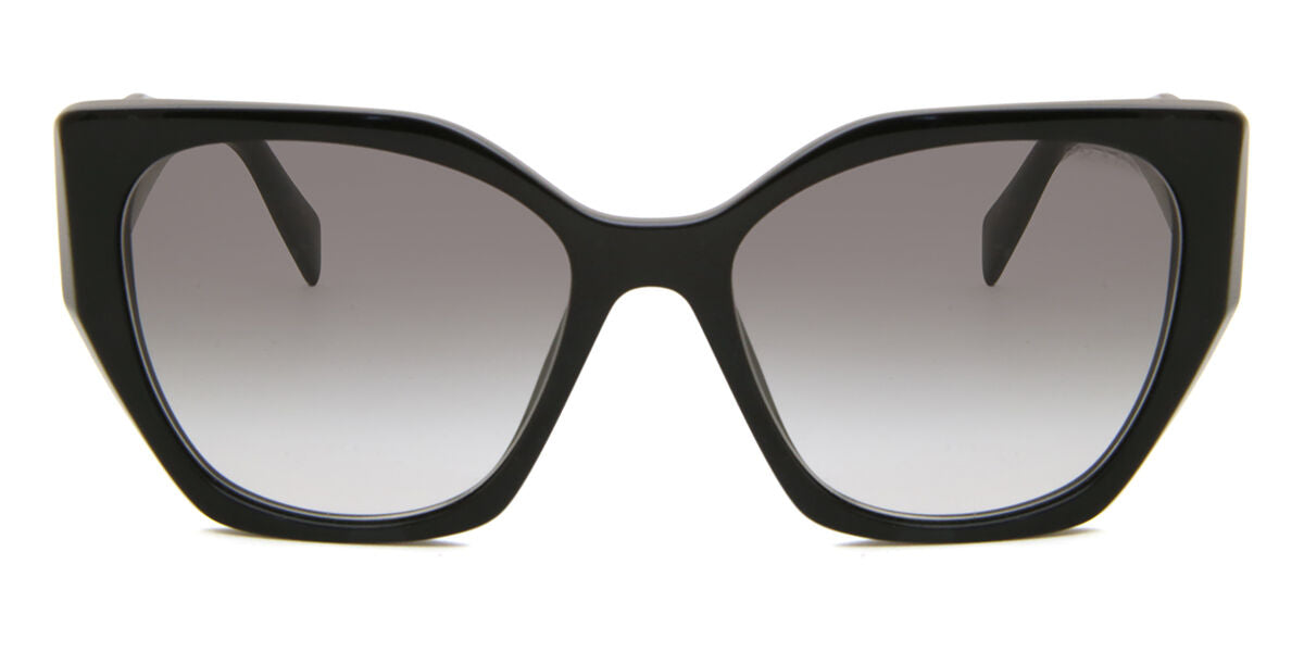 Prada PR19ZS Cat Eye Sunglasses in Gradient Grey / Black, front view