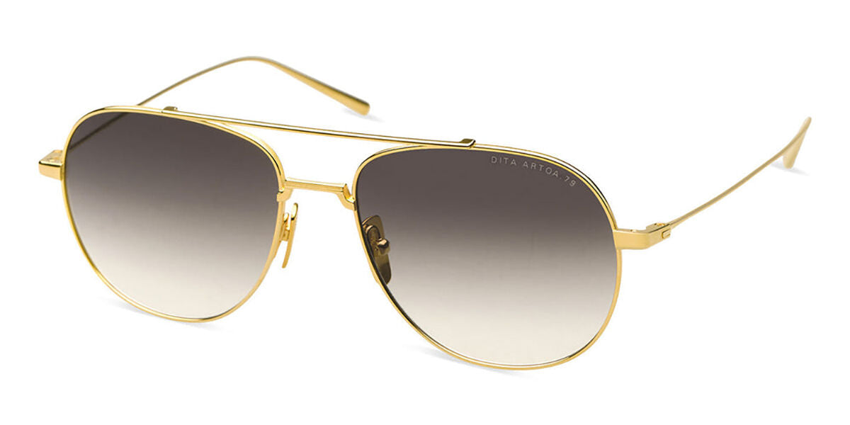 DITA ARTOA-79 Pilot Sunglasses in Gray Gold, front view