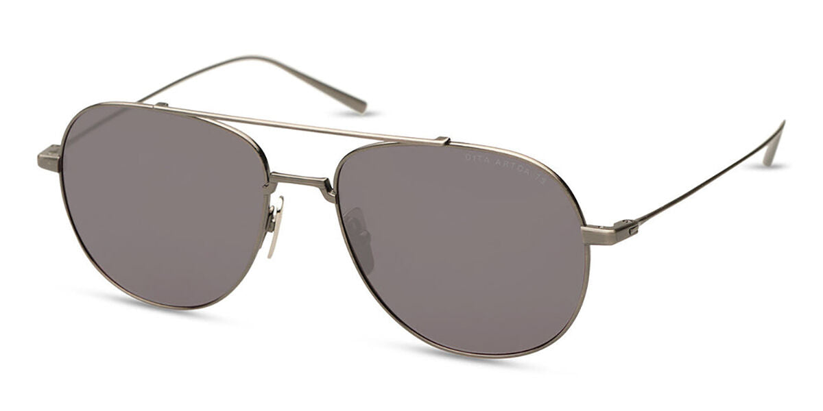 DITA ARTOA-79 Pilot Sunglasses in Gray Silver, front view