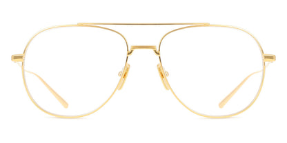 DITA ARTOA 79 Pilot Eyeglasses in Matte Yellow Gold, front view