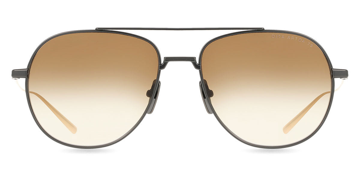 DITA ARTOA 79 Pilot Eyeglasses in Black Iron, front view