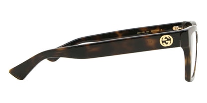 Gucci GG1715O Cat Eye Eyeglasses in Transparent / Tortoise, angle view