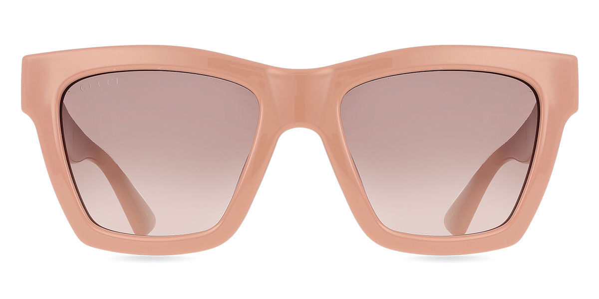 Gucci GG1714S Cat Eye Sunglasses in Gradient Brown / Pink, front view