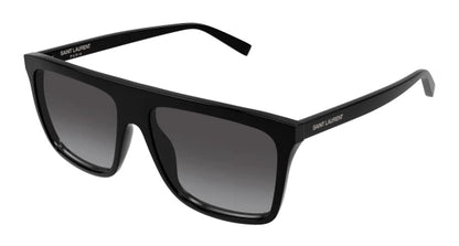 Saint Laurent SL904S Square Sunglasses in Yellow/Havana, side view