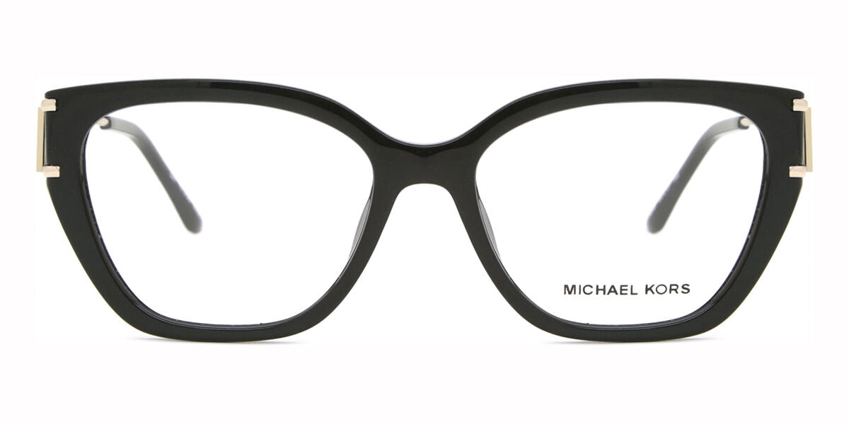 Michael Kors MK4140U Square Eyeglasses in Clear Black, front view