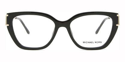 Michael Kors MK4140U Square Eyeglasses in Clear Black, front view