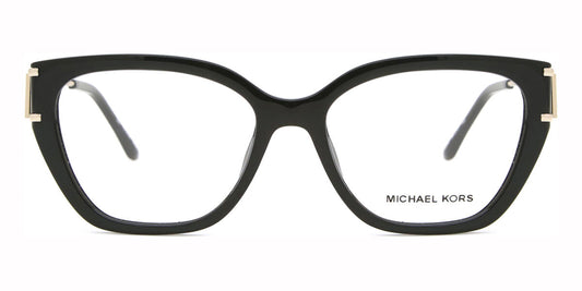 Michael Kors MK4140U Square Eyeglasses in Clear Black, front view