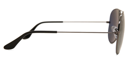 Ray-Ban RB3025I Aviator Sunglasses in Green Gunmetal, angle view