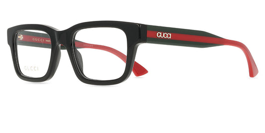 Gucci GG1865O Square Eyeglasses in Black, side view