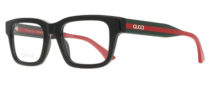 Gucci GG1865O Square Eyeglasses in Black (004), side view