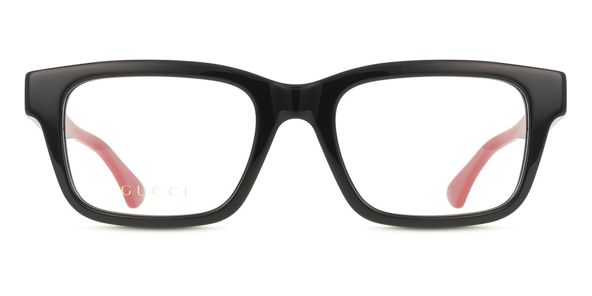 Gucci GG1865O Square Eyeglasses in Black (007), front view