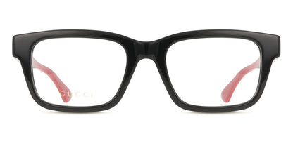 Gucci GG1865O Square Eyeglasses in Black (007), front view