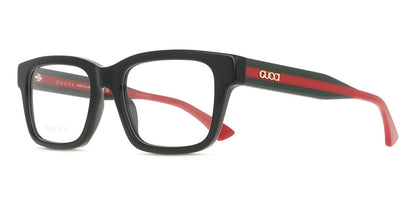 Gucci GG1865O Square Eyeglasses in Black (007), side view