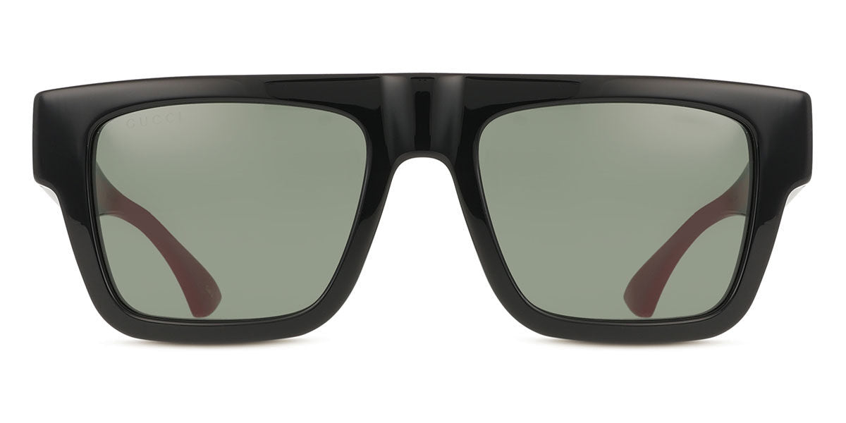 Gucci GG1868S Square Sunglasses in Grey/Black, front view