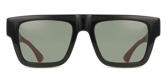 Gucci GG1868S Square Sunglasses in Grey/Black, front view
