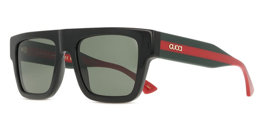Gucci GG1868S Square Sunglasses in Grey/Black, side view