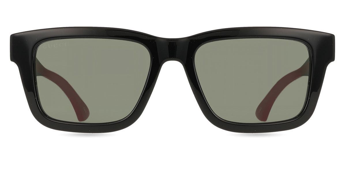 Gucci GG1869S Square Sunglasses in Grey / Black, front view