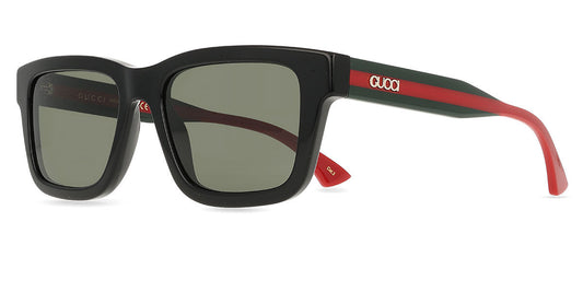 Gucci GG1869S Square Sunglasses in Grey / Black, side view