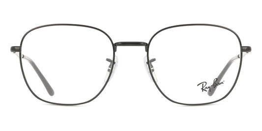 Ray-Ban RX6534 Wayfarer Eyeglasses in Black, front view