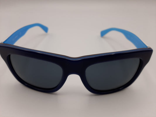 Dolce & Gabbana DG4203 Rectangle Sunglasses in Dark Blue / Blue, front view
