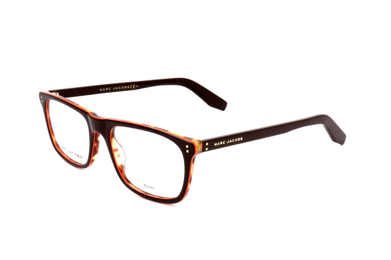 Marc Jacobs MARC394 Square Eyeglasses in Brown, side view