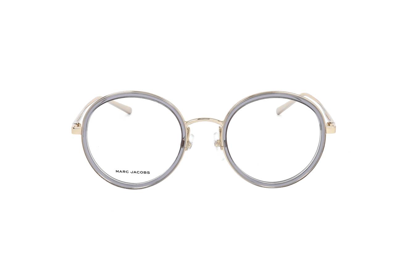 Marc Jacobs MARC481 Round Eyeglasses in Clear / Grey-Gold, front view