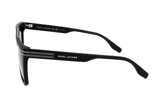 Marc Jacobs MARC717/S Pilot Sunglasses in Gradient Green Brown / Matte Black, front view