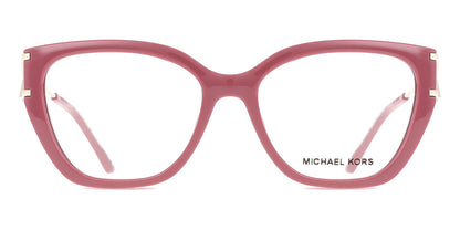 Michael Kors MK4140U Square Eyeglasses in Clear Berry Purple, front view