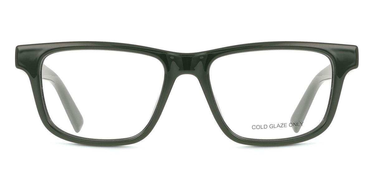 Gucci GG1987O Rectangle Eyeglasses in Transparent / Green, front view