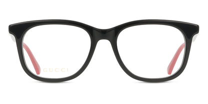 Gucci GG1990O Square Eyeglasses in Black, front view