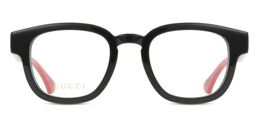 Gucci GG1992O Square Eyeglasses in Black, front view
