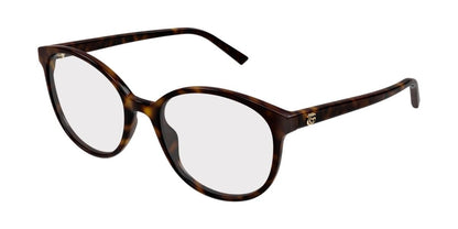 Gucci GG1996O Oval Eyeglasses in Tortoise, front view
