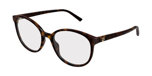 Gucci GG1996O Oval Eyeglasses in Tortoise, front view