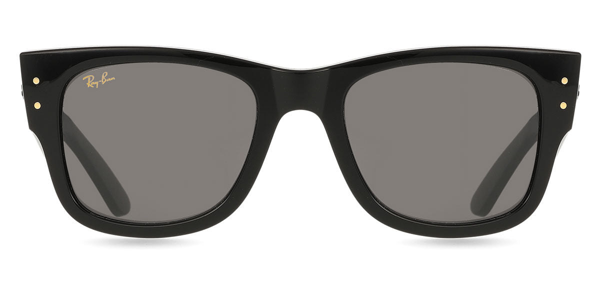Ray-Ban RB0840S Wayfarer Sunglasses in Ultra Black / Black, front view