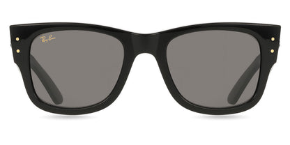 Ray-Ban RB0840S Wayfarer Sunglasses in Ultra Black / Black, front view