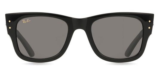 Ray-Ban RB0840S Wayfarer Sunglasses in Ultra Black / Black, front view