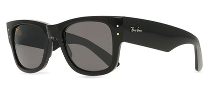Ray-Ban RB0840S Wayfarer Sunglasses in Ultra Black / Black, side view
