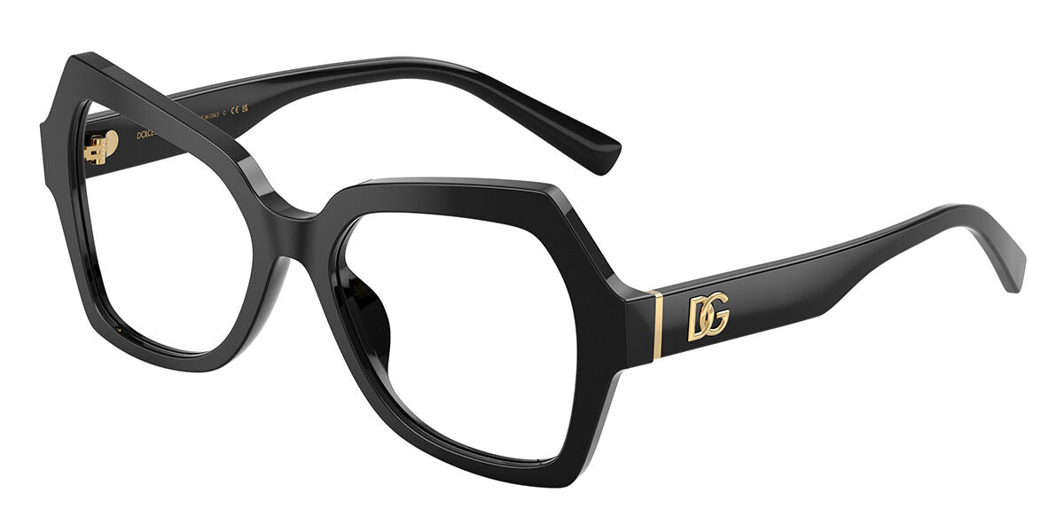 Dolce & Gabbana DG3429 Butterfly Eyeglasses in Black, front view