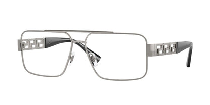 Versace VE1308 Pilot Eyeglasses in Gunmetal, front view