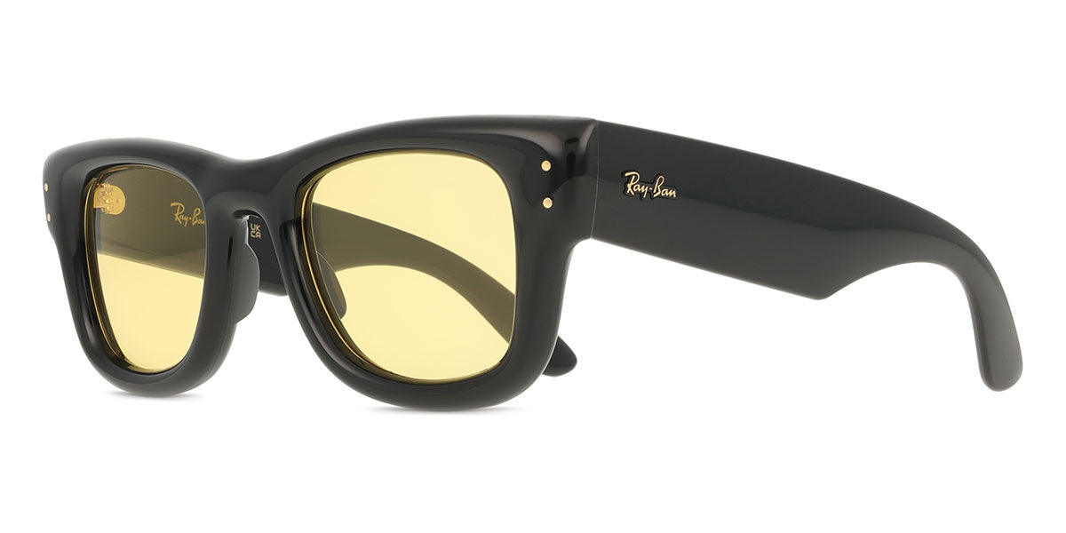 Ray-Ban RB4940 Square Sunglasses in Yellow / Black, side view